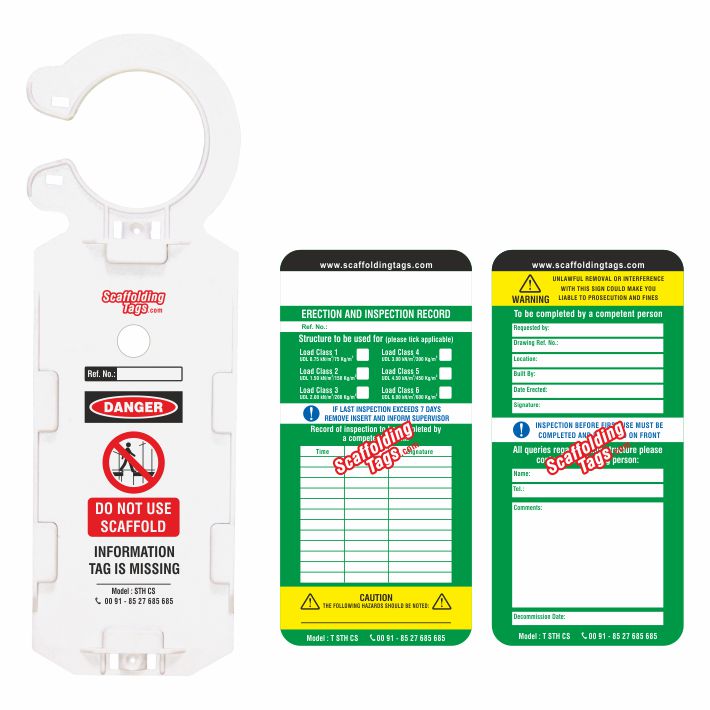scaffolding tag kit claw type standard