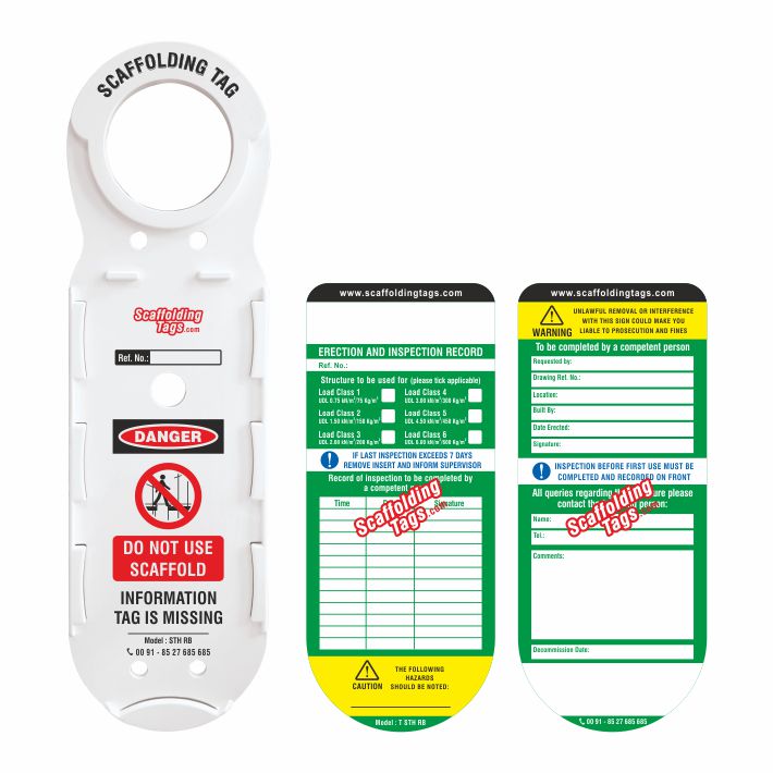 scaffolding tag kit round base